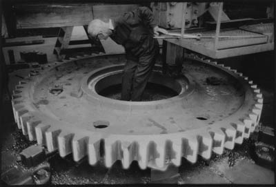John Hendry, Turner, Boring & Facing Turning Wheel for Ships Main Engine; John G. Kincaid Engineer