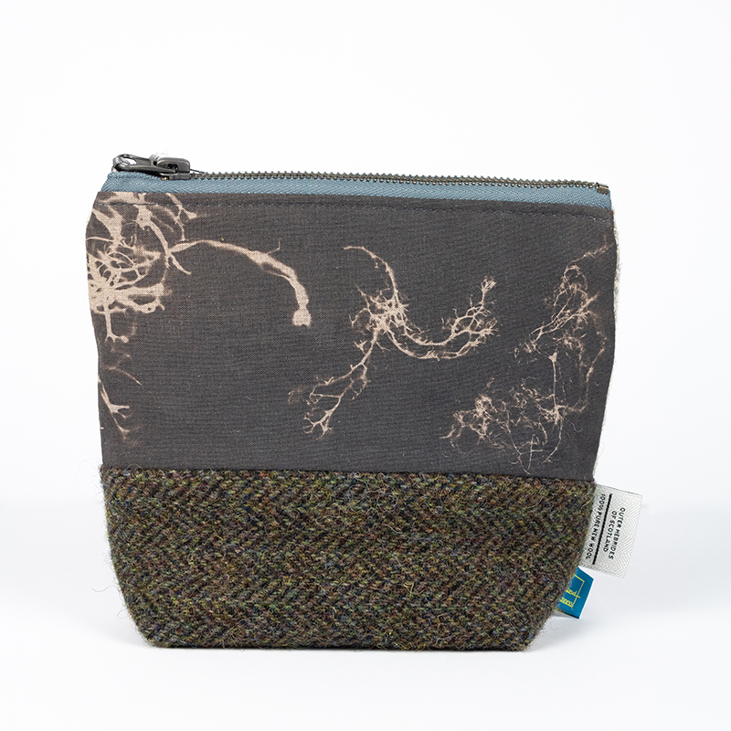 Image of Harris Tweed Cyanotype Stasher by Island Darkroom
