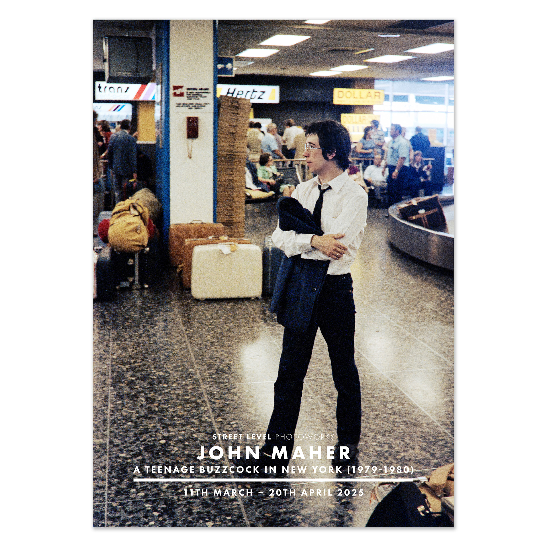 Image of A Teenage Buzzcock in New York (Pete Shelley at the Airport) by John Maher