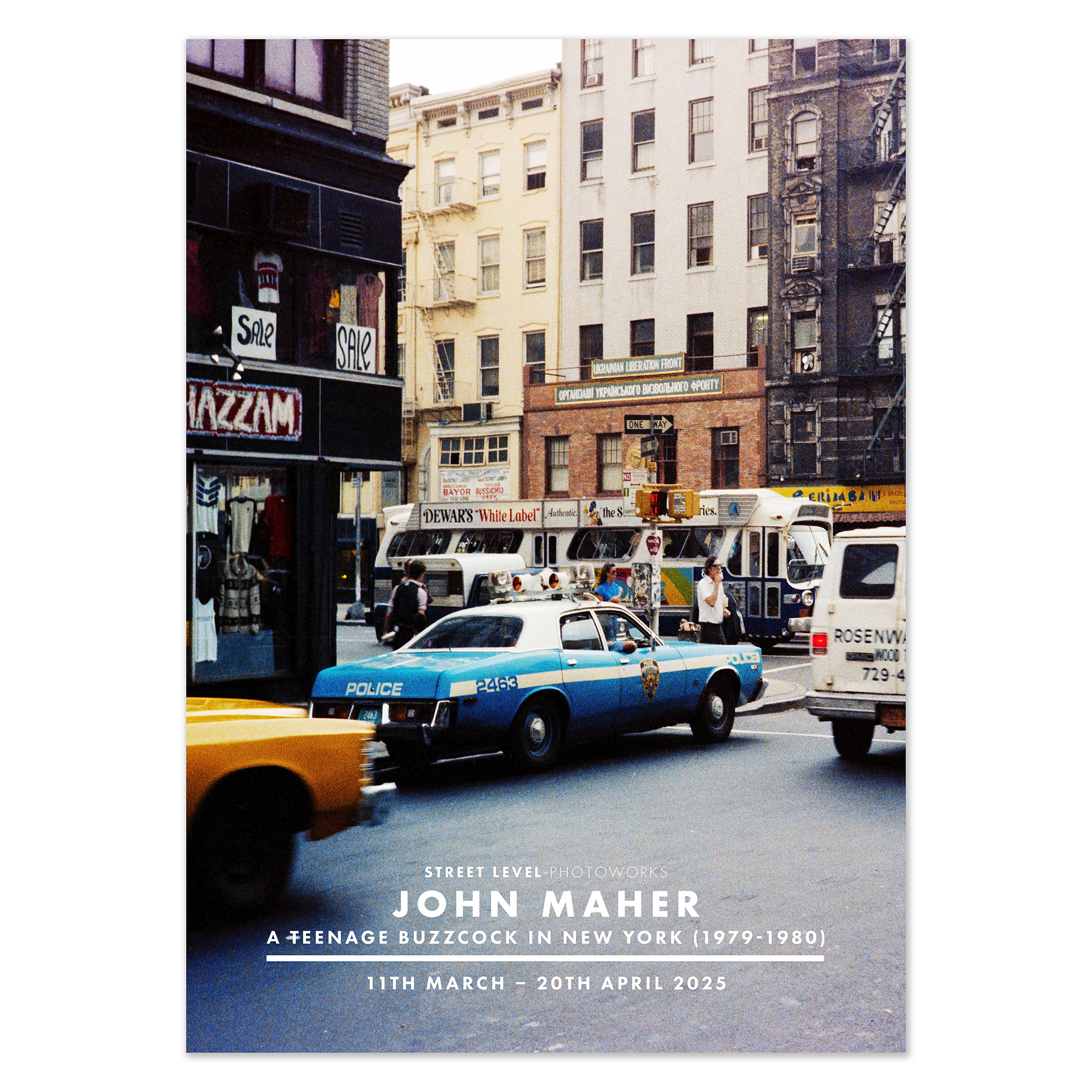 Image of A Teenage Buzzcock in New York (NY Street Scene: Ukrainian Liberation Front) by John Maher