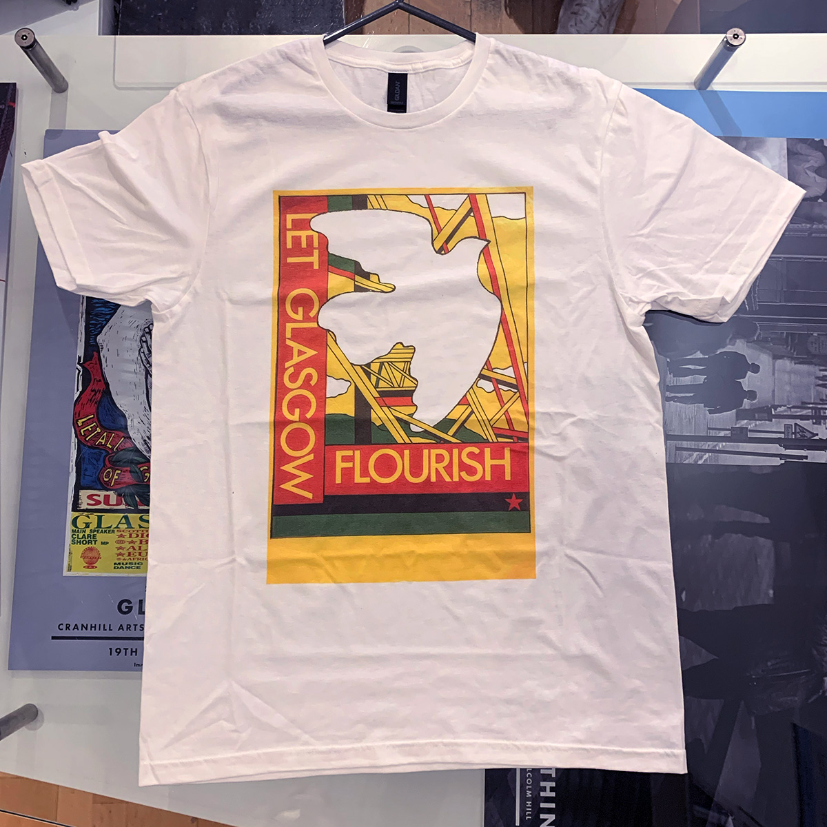 Image of Cranhill Arts T-Shirt (Let Glasgow Flourish) by Cranhill Arts