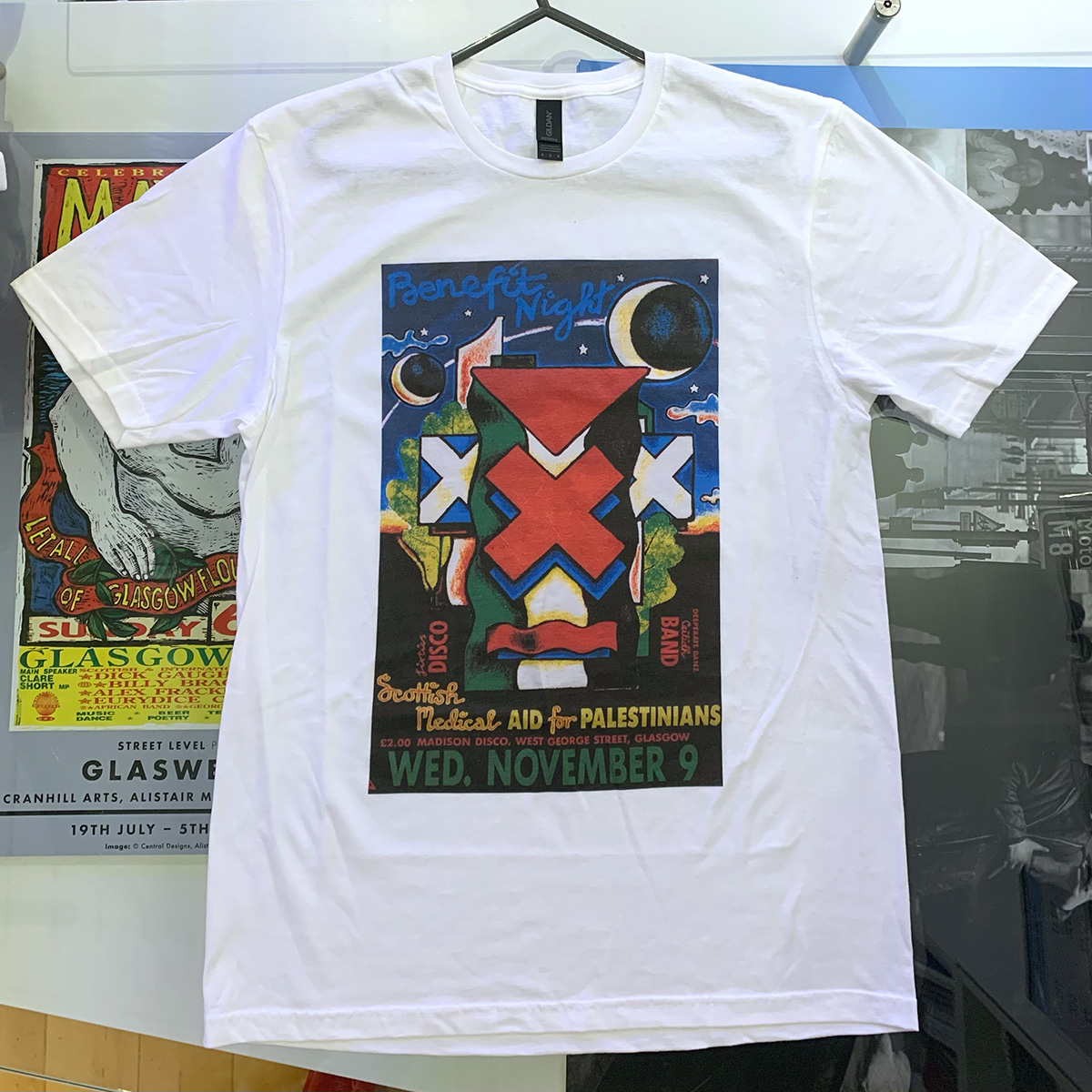 Image of Cranhill Arts T-Shirt (Scottish Medical Aid for Palestine) by Cranhill Arts