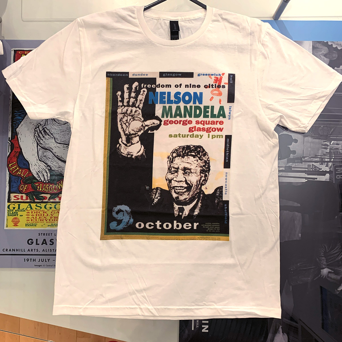 Image of Cranhill Arts T-Shirt (Nelson Mandela) by Cranhill Arts