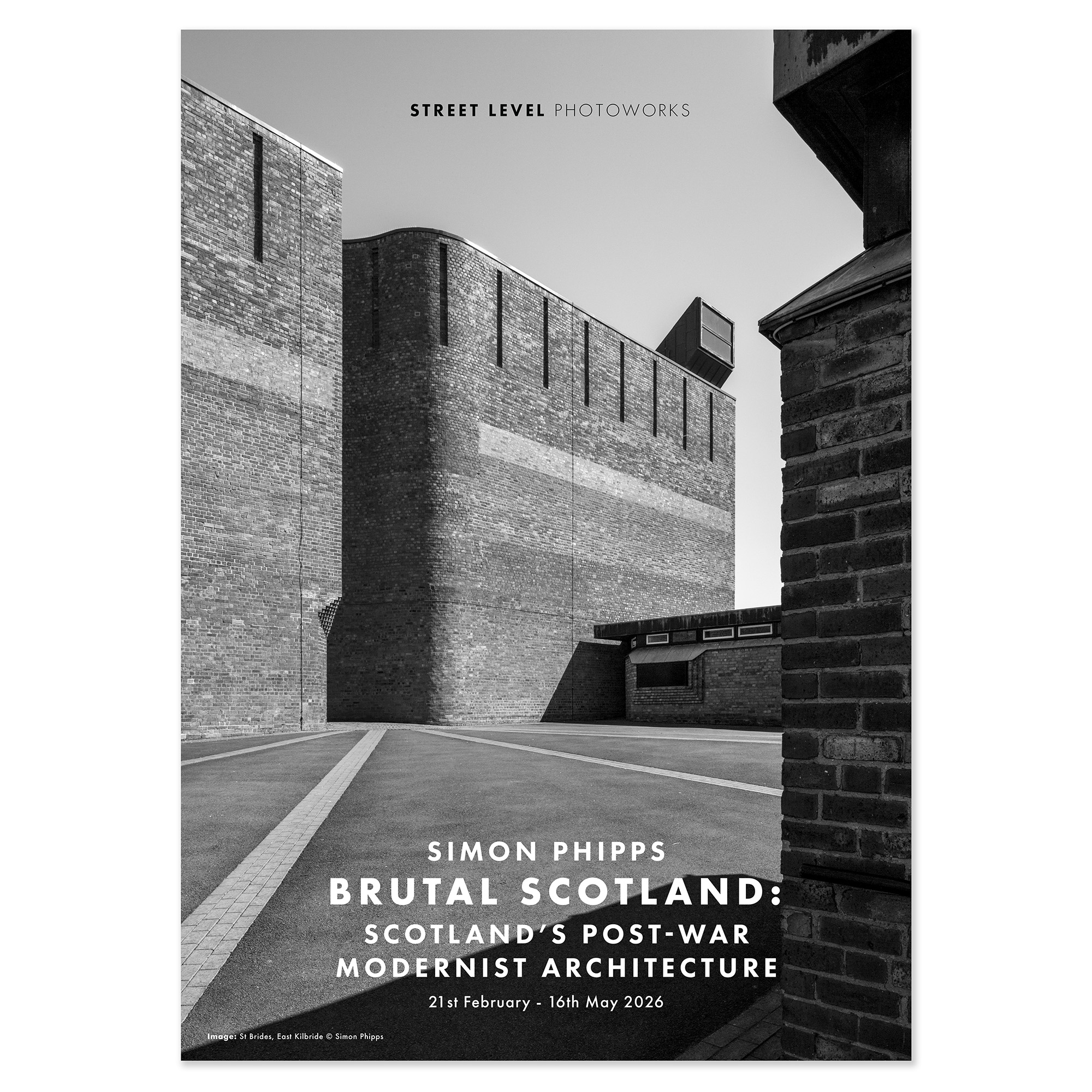 Image of Brutal Scotland St Brides Poster by Simon Phipps