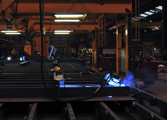 Welder at BAE Systems, Govan